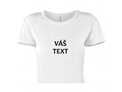 dámske tričko rámik vlastný text 1 titulka