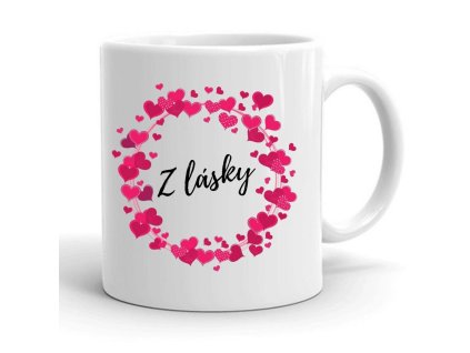 hrnček z lásky biely