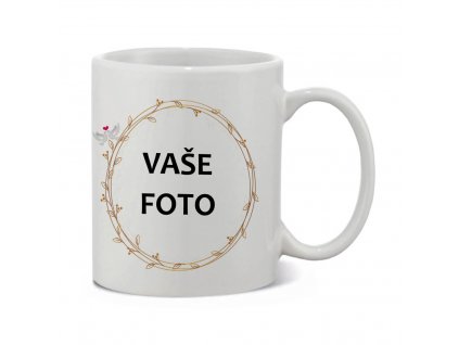 HOLUBICE biely rámik