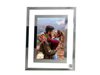 18 SVADBA 2 SKLO • dvojitý rámik zrkadlo 2