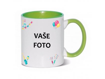 48 rámik PÁRTY FAREBNÝ zelený rámik