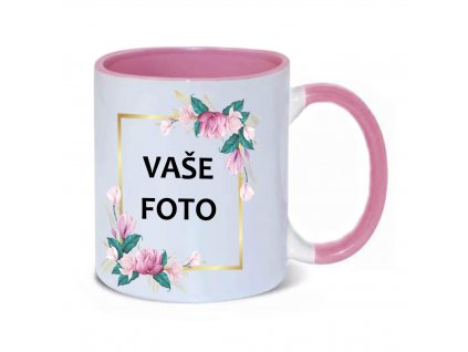 MAGNÓLIE farebný ružový rámik