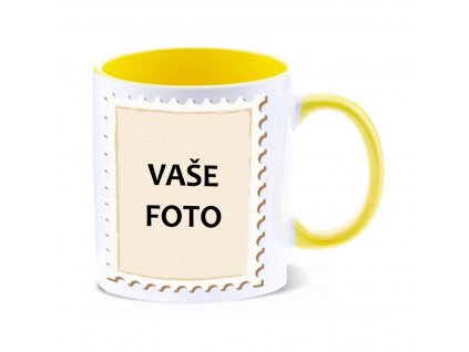 ZNÁMKA farebný žltý rámik