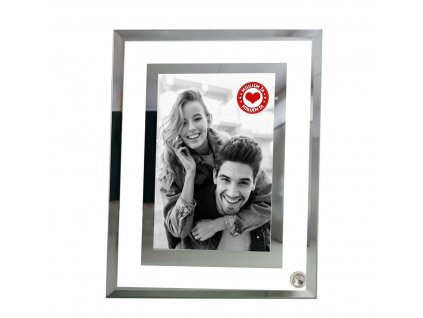 16 SRDCE PEČAŤ SKLO • dvojitý rámik zrkadlo 2