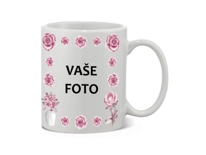 31 RUŽE biely rámik