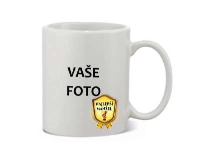 Manžel biely rámik