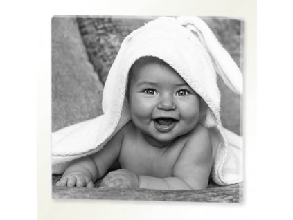 OBRAZ . banner štvorec foto čb