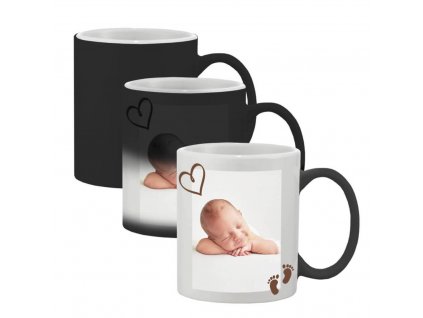 DIEŤATKO hrnček magický rámik hnedý Titulka