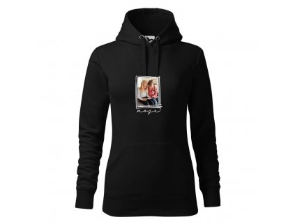 ČIERNE TRIČKO S FOTKOU Moje 2 Dámske