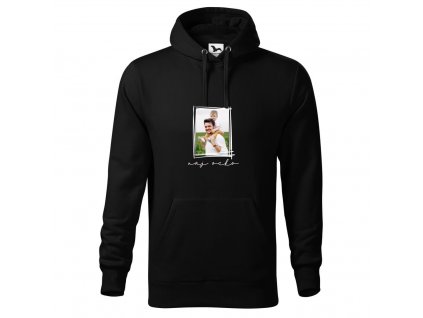 MIKINA ČIERNA S FOTKOU Naj ocko 2