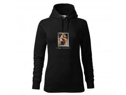 MIKINA ČIERNA S FOTKOU Naj mama 2