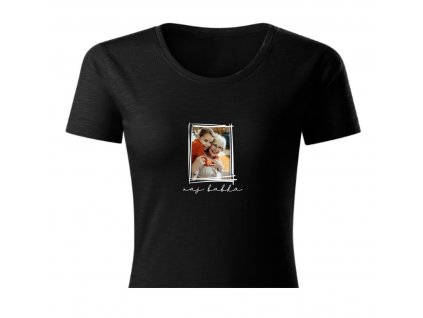 ČIERNE TRIČKO S FOTKOU Naj babka 2