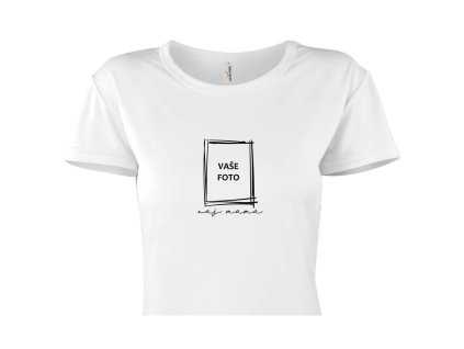 BIELE TRIČKO S FOTKOU Naj mama 1