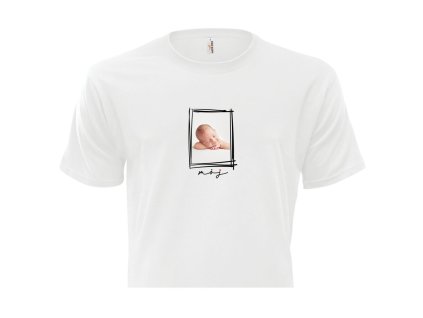 BIELE TRIČKO S FOTKOU Môj 2
