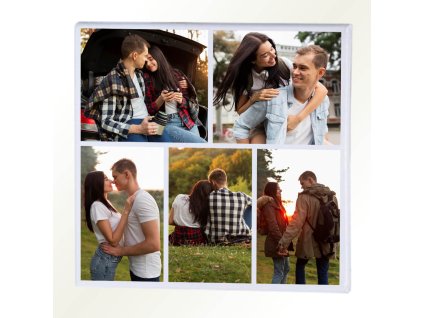 OBRAZ NA PLÁTNO S FOTKOU Štvorec Koláž 3