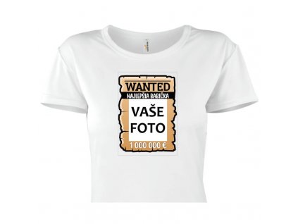 dámske tričko rámik Wanted Babička 1 titulka