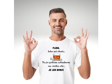tričko pijem wisky