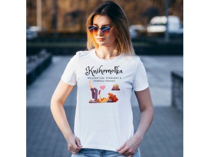 tričko d.knihomolka