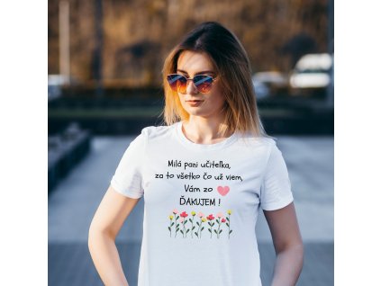 tričko pre pani učitelku