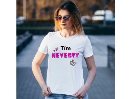 žena tričko tím nevesty
