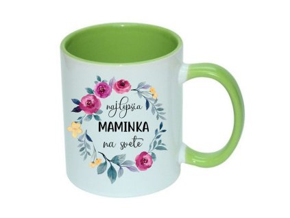 hrnček maminka kvety z