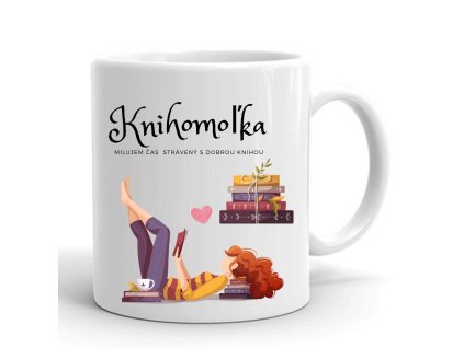 hrnček pre milovníčku knih 1