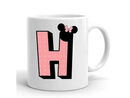 hrnček s pismenom h mini
