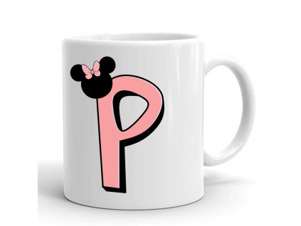 hrnček s pismenom p mini