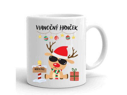 hrnček vianočny sob