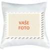 Vankúš s fotkou rámik ZNÁMKA 40x40 cm FOTOpošta