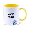 Hrnček s fotkou farebný rámik Otec pečiatka 350 ML FOTOpošta