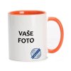 Hrnček s fotkou farebný rámik Otec pečiatka 350 ML FOTOpošta