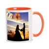 HRNČEK S FOTKOU FAREBNÝ RÁMIK SVADBA 350 ML FOTOpošta