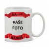 Hrnček s fotkou rámik NAJLEPŠÍ KÁMOŠ 350 ml FOTOpošta