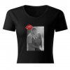 ČIERNE TRIČKO S FOTKOU BOZK 3 DÁMSKE