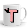 hrnček s pismeno t mini